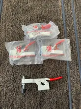 4/8 unids/set rojo abrazadera de GH-201B 100kg herramienta de liberación Rápida Horizontal abrazaderas mano pesado nuevo deber de herramientas de