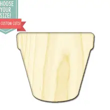 Горшок для растений, садовый горшок, на заказ, Выберите свой размер, лазерная резка, Деревянные Художественные принадлежности для рукоделия, Настенный декор, свадебная детская комната DCS0362