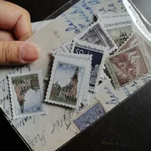 46 unids/pack Retro Museo filatélico serie cuarderno de recortes con pegatinas decorativas palo etiqueta álbum diario papelería pegatina de sello