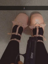 Lolita-Zapatos De plataforma con hebilla De estrella para Mujer, Zapatos Mary Jane De charol, con remaches, 2021