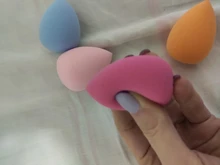 Esponja de maquillaje 4 unids/pack belleza maquillaje fundación de Puff conjunto seco y húmedo esponja Puff de polvo para cara líquido fundación crema