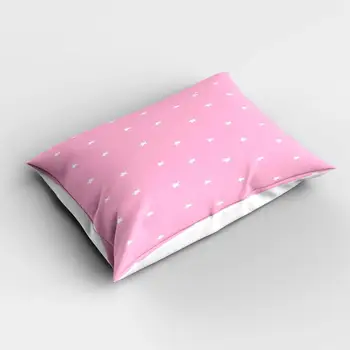 

Else Pink White Stars Nordic Rectangle Modern Kids Pillowcases 3d Digital Print Pillow Covers Cases for Couch Bed
