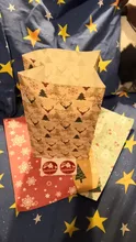 Gift-Bags Boxes Guests-Packaging Merry-Christmas Deer Candy Stickers No Party with Snowflakes