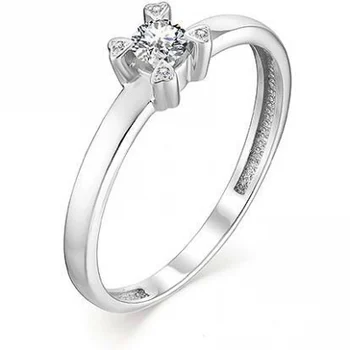 

Alcor ring with 5 diamonds in white gold