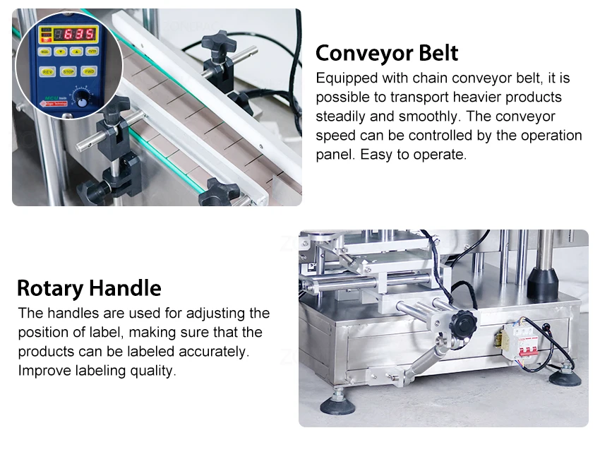 ZONEPACK Small Automatic Production Line Pneumatic Juice Gel Bottle Filling Capping And Flat Labeling Machine for Cosmetic