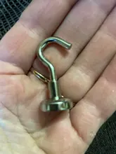 Imán de neodimio N52, gancho Vertical de 3KG, 4KG, 6KG, Base magnética, pegatina para nevera multifunción, 1 ud.