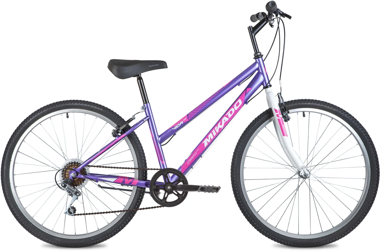 MIKADO Велосипед 26&quot VIDA 1.0 фиолетовый сталь 16&quot (26SHV.VIDA10.16VT2) |