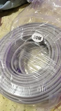 ANPWOO 5M/10M/20M/30M opcional, 2,1mm/5,5mm jack RJ45 + DC de extensión Ethernet Cable CCTV para cámaras IP sistema NVR