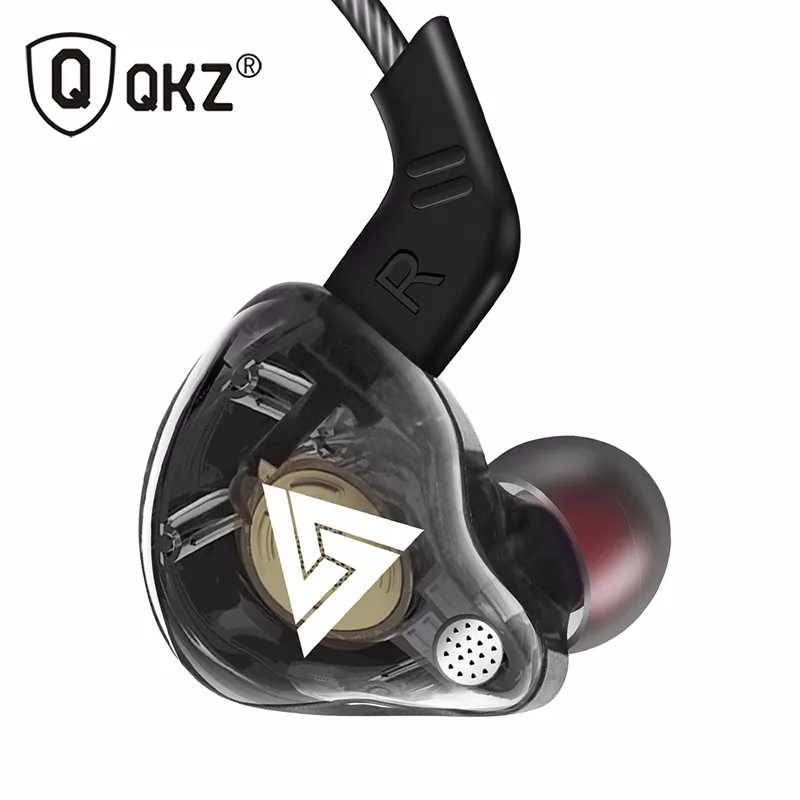 Наушники QKZ AK6 ATR HD9 с медным драйвером Hi Fi спортивные музыкальные наушники