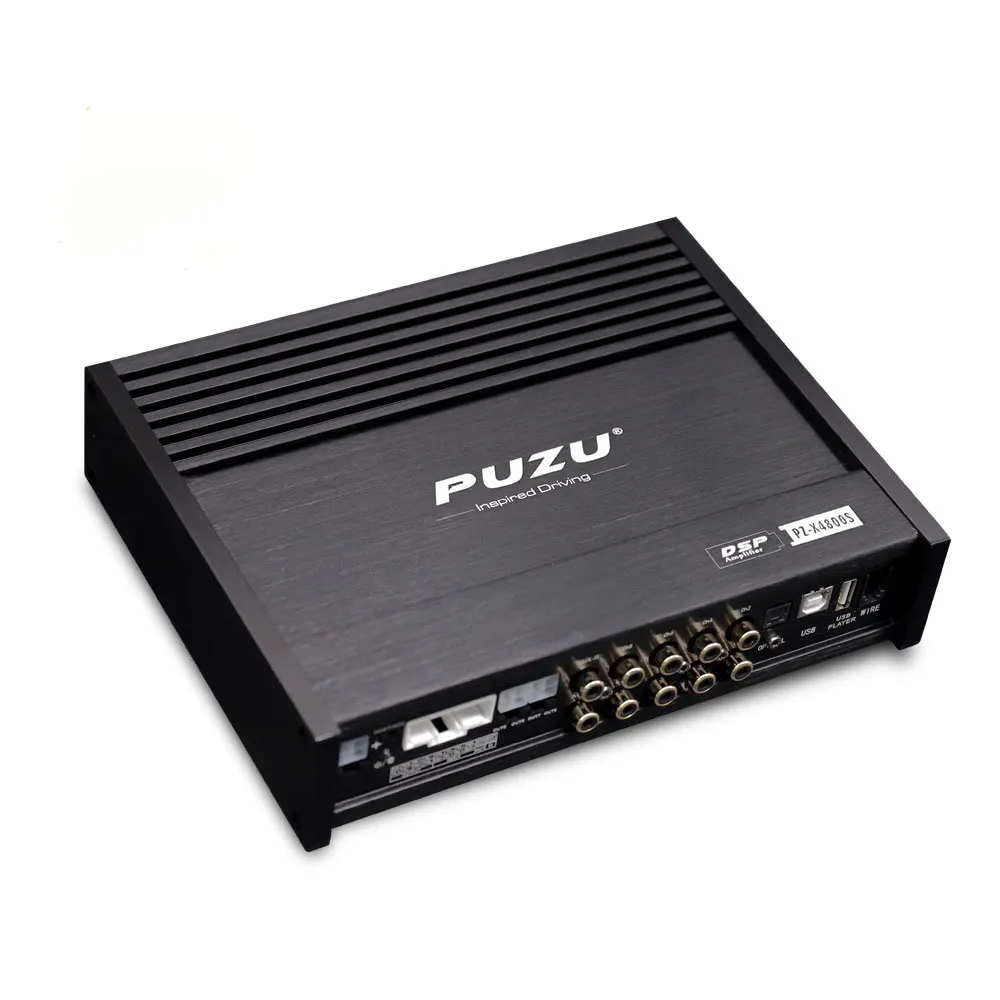 Цифровой усилитель PUZU Bluetooth автомобильный DSP 8x150 Вт 4 в 8 выходов |