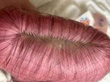 VICWIG-Peluca de cabello sintético liso con flequillo para mujer, pelo largo de 24 pulgadas, resistente al calor, color rosa, Cosplay