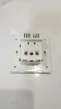 Eu-Power-Socket-Socket Outlet Glass-Panel Usb-Charging-Port Crystal Wall SRAN with 16A