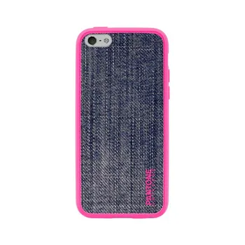 

Mobile cover Iphone 5/5s Pantone Universe Denim TPU Pink Blue