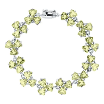 

Silver Bracelet with citrine sunlight sample 925