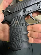 Funda protectora de goma antideslizante para pistola táctica, funda de agarre para Glock, accesorios de pistola negra