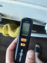 RICHMETERS GY910 medidor de espesor de recubrimiento Digital 1 micrón/0-1300 de la pintura del coche de espesor de película probador del metro de FE/NFE