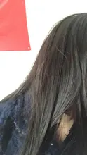 Largo SHANGKE-Peluca de cabello sintético liso con flequillo para mujer, pelo de fibra resistente al calor, Natural, negro, marrón, gris