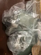 Clamp-Cover Ferrule-Adapter Pipe-Fitting Thread Stainless-Steel Sillicon-Gasket SS304