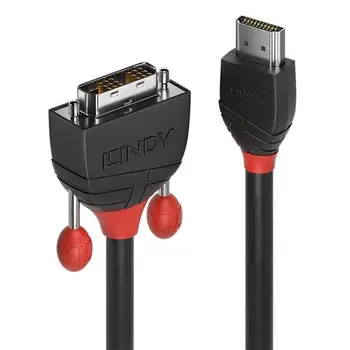 

Cord LINDY HDMI to DVI-D-black Line-10m