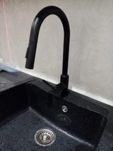 Sacar Sensor negro grifos De cocina De acero inoxidable De acero De inducción mixto grifo táctil Control lavabo grifo Torneira De KH1005R