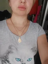 DOTIFI 316L collar de acero inoxidable Chapado en étnicos tótem solar collares con colgantes encanto mujeres cumpleaños fiesta de joyería de moda