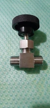 Flow-Control Needle-Valve Right-Angle-Needle Adjustable 3/8inch Hard-Tube Off-Crane 12mm