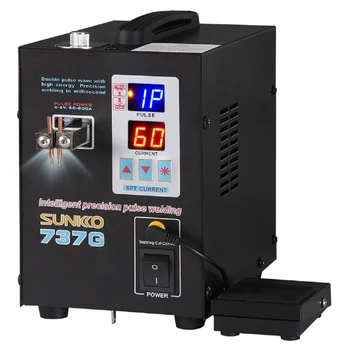

Sunkko 737G welding Machine point pulsed batteries 18650, 2170 and similarly, up to 800A