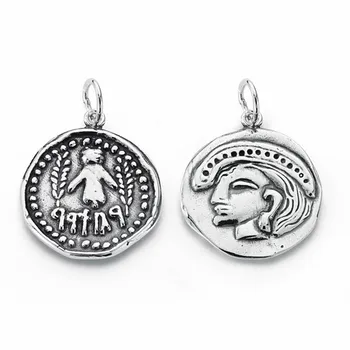 

Pendant 925 Sterling silver m coin Rusaddir 20mm. Melilla [AA1957]