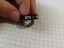 ELSEMODE Bangtan anillo de chicos Jimin Jin Suga V J-espero que Kook Rap anillo de acero inoxidable para los hombres y las mujeres regalo de la joyería