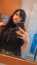 LANLAN-Peluca de cabello sintético para mujer, resistente a altas temperaturas, fibra química, longitud media, cosplay, largo y recto, color negro