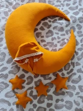 Sombrero de bebé para posar granos, Luna, almohada, estrellas, conjunto, accesorios de fotografía recién nacido, sesión de fotos, accesorios