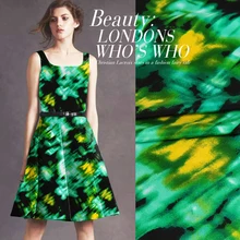 SCC011 CDC/мигающий зеленый/шелковая ткань шелк тутового шелкопряда 90% шелк 10% спандекс эластичный/W: 1.31yd толщина 30 мм/единица измерения: метр