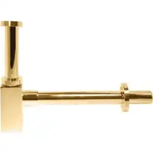 

Siphon for the Kaiser square shell without release, gold (958k-gold)