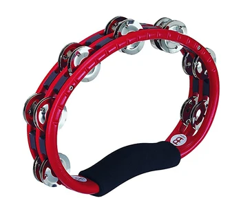 

Tmt1r traditional tambourine, 2 rows of bells, plastic, red, Meinl