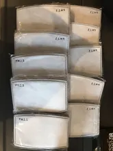 Almohadillas de filtro para mascarilla PM2.5 de 5 capas, 5-200 Uds., almohadillas desechables a prueba de polvo, respetuosas con la piel