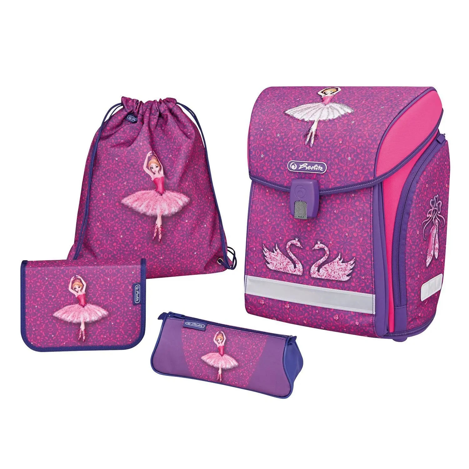 Ранец Herlitz MIDI NEW PLUS Ballerina с наполнением |