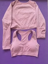 Ropa de gimnasio sin costuras parra Fitness, Leggings de cintura alta, trajes deportivos, ropa deportiva