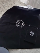 Mantel de lona de Pentagrama con bolsa, lona de terciopelo, aleros, Pentacles, estera