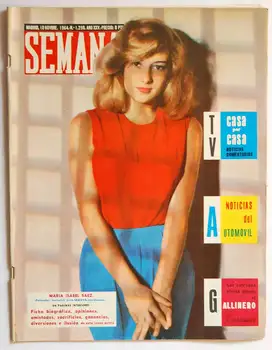 

Week magazine N ° 1290. 10 November 1964. María Isabel Saez
