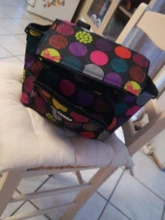 Bolsa de almuerzo Oxford de doble nevera en capas, bolso de almuerzo térmico con aislamiento impreso, bolsa de hombro portátil, bolsa de caja de Almuerzo