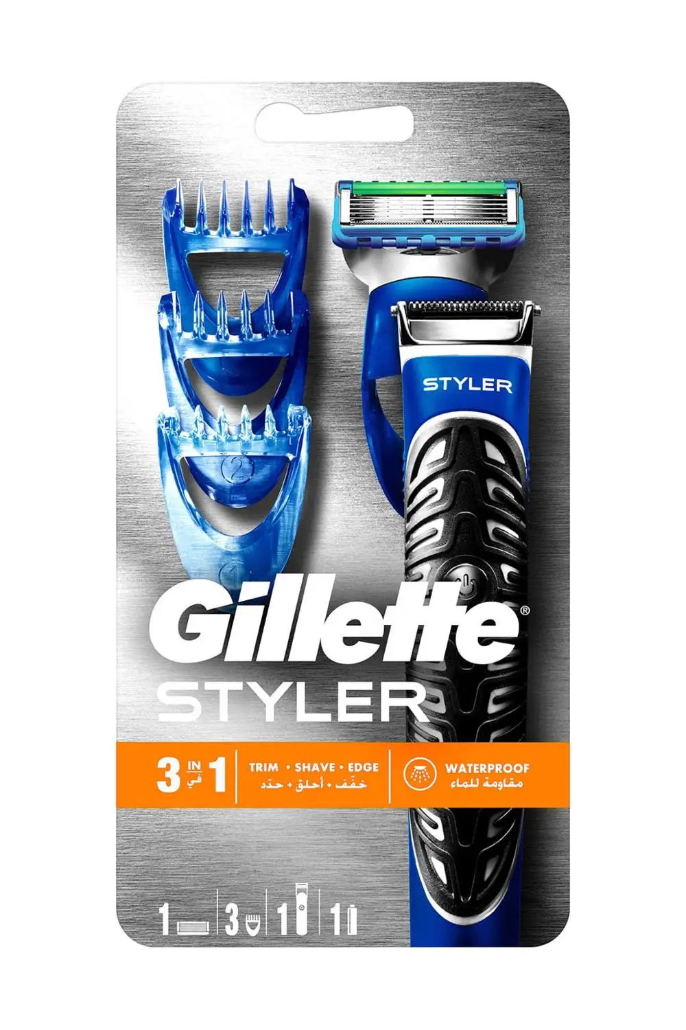 

Gillette Fusion Proglide Styler 3-in-1 Beard Trimmer, Men's Razor & Edger - Fusion Razors for Men / Styler