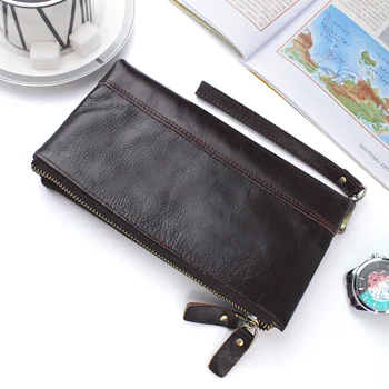 

Coin purse with leather strap for men, men coin purse, leather clutch for men