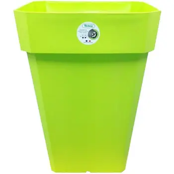 

Flower pot RIVIERA Soleilla-Square-40x40 cm-green Anise