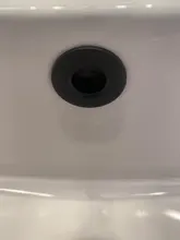 Tapa redonda para agujero de rebosadero, cubierta de desbordamiento para fregadero de cerámica, plástico/Cobre, cromado, 1 Uds.