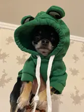 Dog Winter Warm Clothes Cute Plush Coat Hoodies for bulldog Pet Costume Jacket