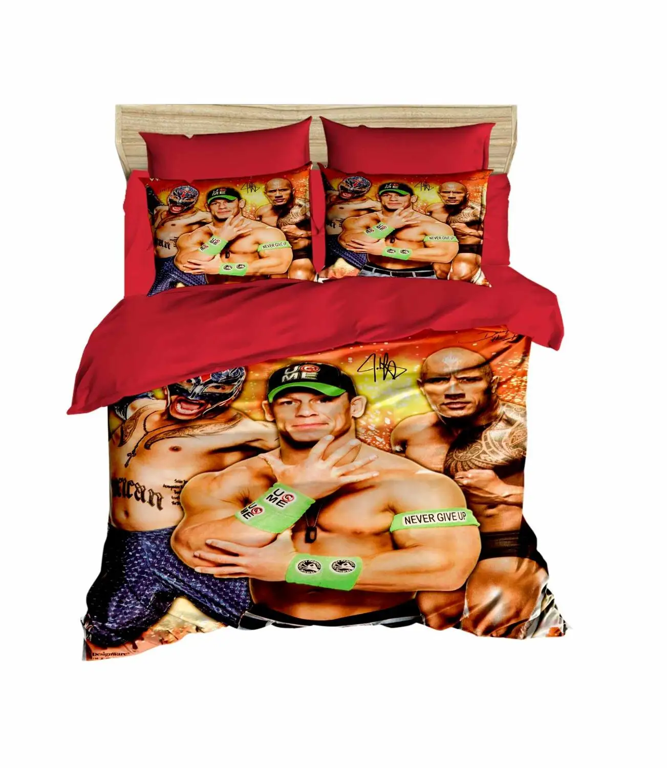 100 Turkish Cotton Wwe Smackdown Themed 3d Printed Duvet Cover