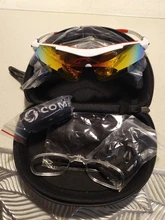 COMAXSUN profesional polarizado gafas ciclismo bicicleta gafas de sol para deportes al aire libre bicicleta UV 400 con 5 lentes TR90 2 Estilo