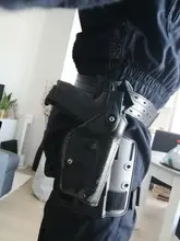 Placa táctica Universal de Safari land, placa izquierda y derecha con correa de una pierna, adaptador de cartuchera, plataforma