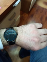 Marca GENEVA-Reloj de pulsera de cuarzo para hombre, cronógrafo de malla de acero inoxidable, color negro, de alta calidad, sencillo, masculino