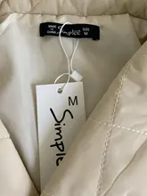 Women Winter Jacket Parka Straight-Coat Simplee Female Long Casual Fashion Windproof